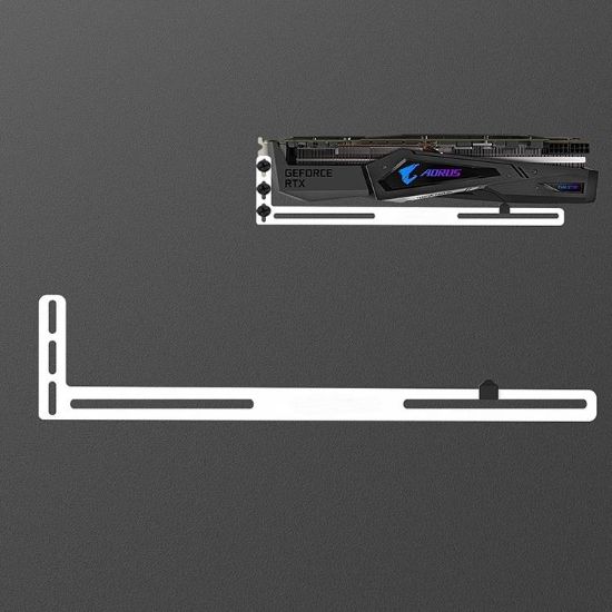 Obrázek 1stCool Podpěra GPU Hliníkový držák, bílá