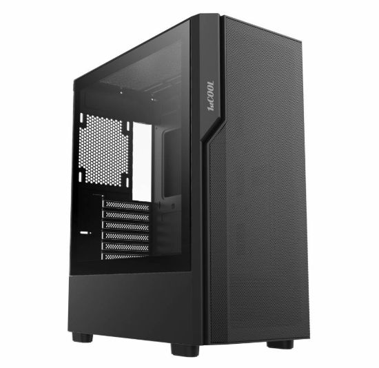 Obrázek 1stCOOL skříň GAMER 5, Mid tower, AU, USB 3.0, USB- C, bez zdroje, černá