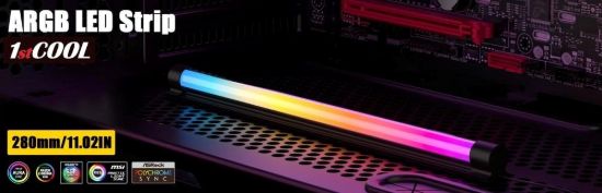 Obrázek 1stCOOL AURA EVO ARGB LED, SATA, 28cm, černá