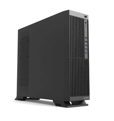 Obrázek 1stCOOL skříň COMPACT 2, Micro Tower, AU, USB 3.0, USB- C, CR, 1x 60mm Fan, černá