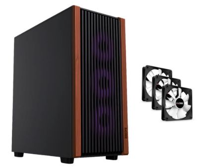 Obrázek 1stCOOL skříň G6 Noble, Mid Tower, ATX, AU, 3x 120mm Fan, Černá