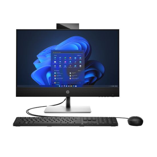 Obrázek HP AIO ProOne 440G9 23.8NT i3-14100T, 1x8GB, 512GB, Intel HD DP+HDMI IN, WiFi 6E+BT, usb kl. myš,120W,Win11Pro,3y onsite