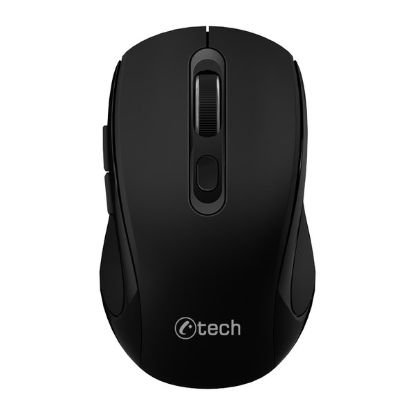 Obrázek C- TECH myš Dual mode WLM- 12BK, bezdrátová, 1600DPI, 6 tlačítek, černá, USB nano receiver