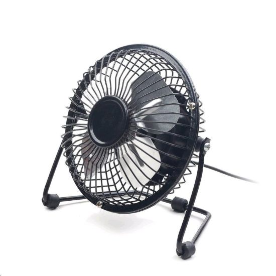 Obrázek C- TECH Ventilátor UF- 01, 100mm, USB, stolní, černá