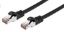Obrázek C- TECH kabel patchcord Cat6, FTP, černý, 0, 5m