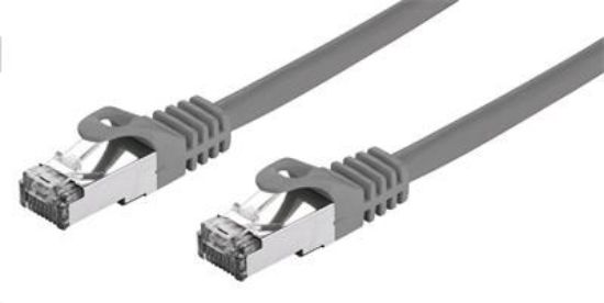 Obrázek C- TECH kabel patchcord Cat7, S/ FTP, šedý, 2m