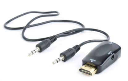 Obrázek C- TECH adaptér HDMI na VGA + Audio, M/ F