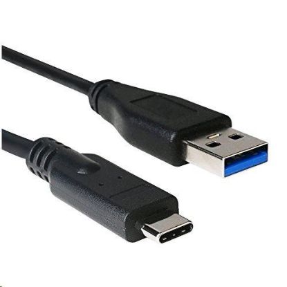 Obrázek C- TECH kabel USB 2.0 AM na USB- C (AM/ CM), 2m, černý