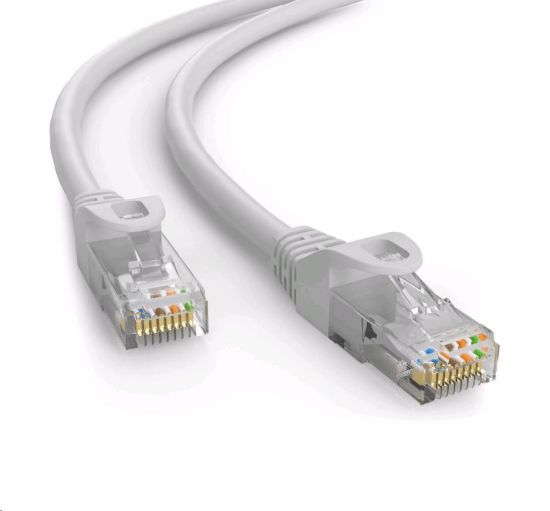 Obrázek C- TECH kabel patchcord Cat6e, UTP, šedý, 50m