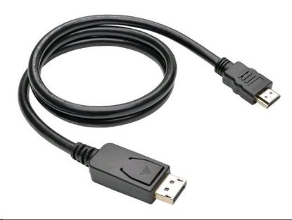 Obrázek C- TECH kabel DisplayPort/ HDMI, 1m, černý