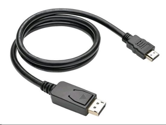Obrázek C- TECH kabel DisplayPort/ HDMI, 1m, černý
