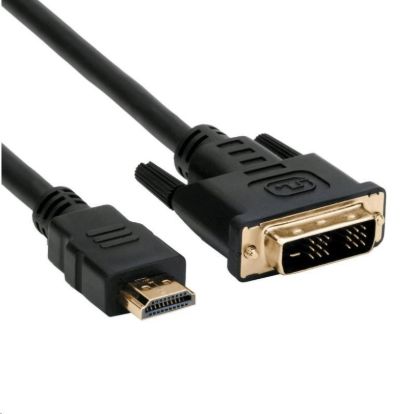 Obrázek C- TECH kabel HDMI- DVI, M/ M, 1, 8m