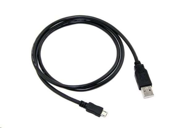 Obrázek C- TECH kabel USB 2.0 AM/ Micro, 2m, černý