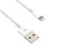 Obrázek C- TECH kabel USB 2.0 Lightning (IP5 a vyšší) nabíjecí a synchronizační kabel, 2m, bílý