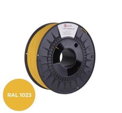Obrázek C- TECH Tisková struna (filament) PREMIUM LINE, ASA, dopravní žlutá, RAL1023, 1, 75mm, 1kg