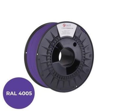Obrázek C- TECH Tisková struna (filament) PREMIUM LINE, PLA, modrofialová, RAL4005, 1, 75mm, 1kg