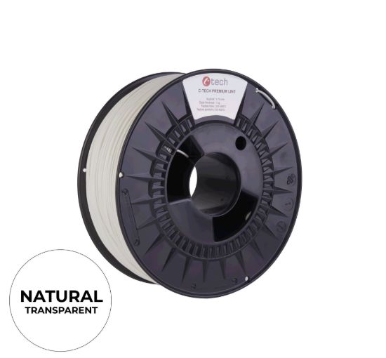 Obrázek C- TECH Filament PREMIUM LINE TPU 90A flexibilní natural 1, 75mm