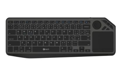 Obrázek C- TECH Klávesnice WLTK- 02, Bezdrátová, Touchpad, černá