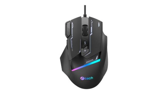 Obrázek C- TECH Herní myš Zyra, USB, RGB, černá