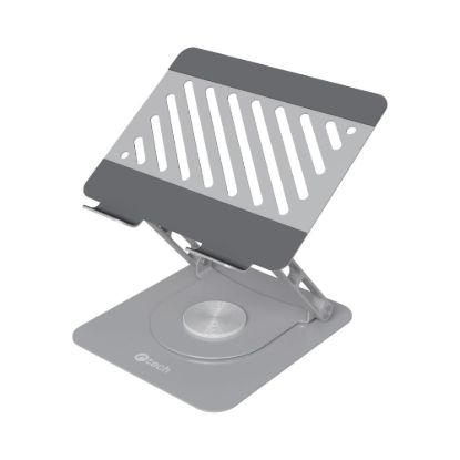 Obrázek C- TECH Stojan na notebook Quallis NTS- 200, do 16", nastavitelný, kovový