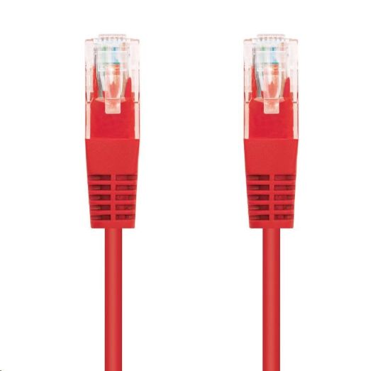 Obrázek C- TECH kabel patchcord Cat5e, UTP, červený, 3m