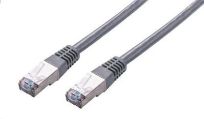 Obrázek C- TECH kabel patchcord Cat5e, FTP, šedý, 10m