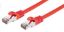 Obrázek C- TECH kabel patchcord Cat6, FTP, červený, 0, 25m