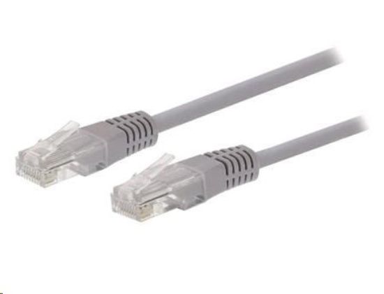 Obrázek C- TECH kabel patchcord Cat5e, UTP, šedý, 5m