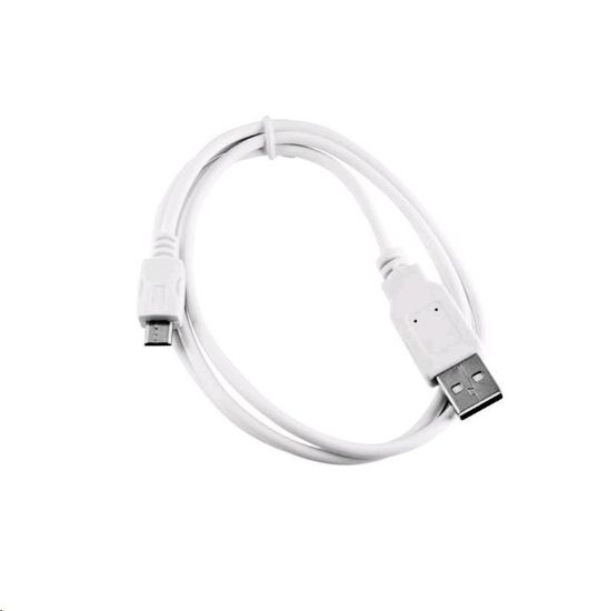 Obrázek C- TECH kabel USB 2.0 AM/ Micro, 1m, bílý