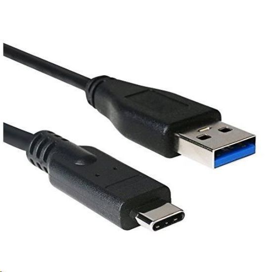 Obrázek C- TECH kabel USB 3.0 AM na USB- C kabel (AM/ CM), 1m, černý