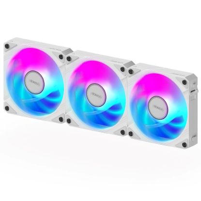 Obrázek GIGABYTE ventilátor AORUS EZ CHAIN FAN ICE 3- PACK, 3x120mm, bílá
