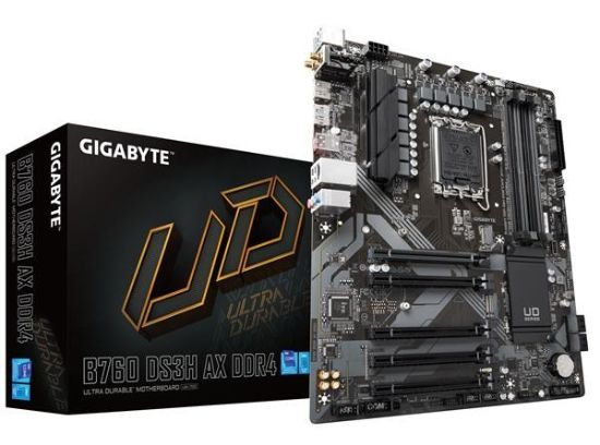 Obrázek BAZAR - GIGABYTE MB Sc LGA1700 B760 DS3H AX DDR4, Intel B760, 4xDDR4, 1xDP, 1xHDMI, WI-FI - Po opravě (Komplet)