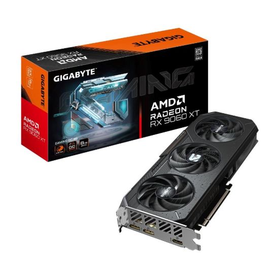Obrázek GIGABYTE VGA AMD Radeon RX 9060 XT GAMING OC 8GB, 8GB GDDR6, 2xDP, 1xHDMI