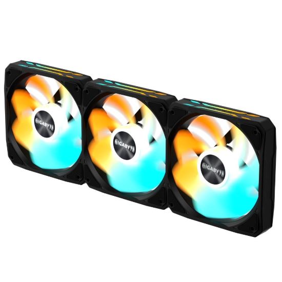 Obrázek GIGABYTE ventilátor EZ CHAIN RVS FAN 3- PACK, 3x120mm, černá