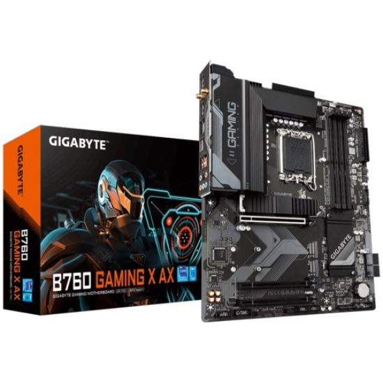 Obrázek GIGABYTE MB Sc LGA1700 B760 GAMING X AX, Intel B760, 4xDDR5, 1xDP, 1xHDMI, WI- FI