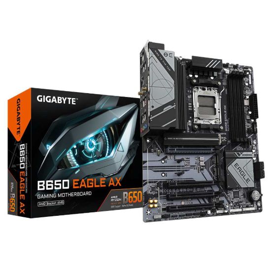 Obrázek GIGABYTE MB Sc AM5 B650 EAGLE AX, AMD B650, 4xDDR5, 1xDP, 1xHDMI, WI- FI, ATX