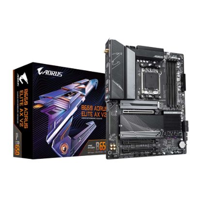 Obrázek GIGABYTE MB Sc AM5 B650 AORUS ELITE AX V2, AMD B650, 4xDDR5, 1xDP, 1xHDMI, WI- FI
