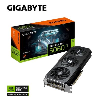 Obrázek GIGABYTE VGA NVIDIA GeForce RTX 5060 Ti GAMING 16G, 16G GDDR7, 3xDP, 1xHDMI