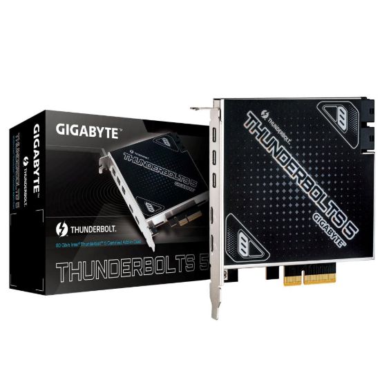 Obrázek GIGABYTE rozšiřující karta Thunderbolts 5, PCIe 4.0x4, 3xMini- DP