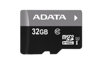 Obrázek ADATA MicroSDHC karta 32GB UHS- I Class 10 + SD adaptér, Premier
