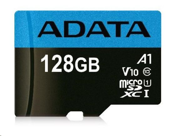 Obrázek ADATA MicroSDXC karta 128GB Premier UHS- I Class 10 + adaptér
