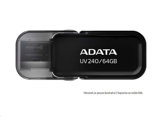 Obrázek ADATA Flash Disk 32GB USB 2.0 Dash Drive UV240, Black
