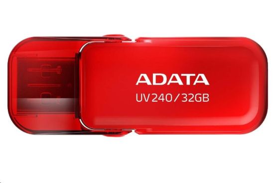 Obrázek ADATA Flash Disk 32GB UV240, USB 2.0 Dash Drive, červená
