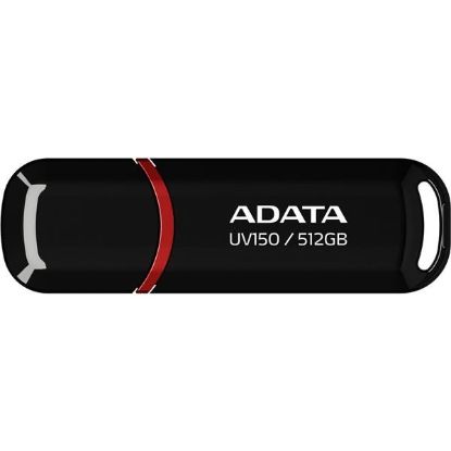 Obrázek ADATA Flash Disk 512GB UV150, USB 3.2, černá