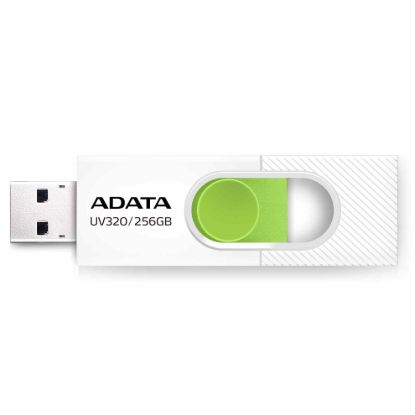 Obrázek ADATA Flash Disk 256GB UV320, USB 3.2, bílo- zelená