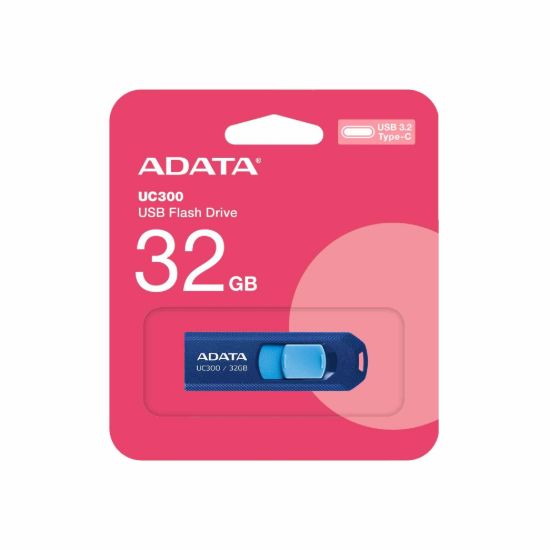 Obrázek ADATA Flash Disk 32GB UC300, USB- C 3.2, modrá