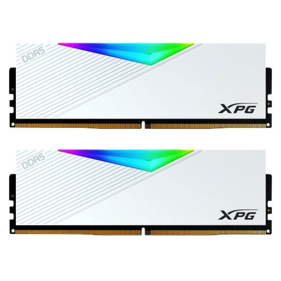 Obrázek ADATA XPG DIMM DDR5 48GB (Kit of 2) 7200MT/ s CL34 Lancer RGB, Bílá