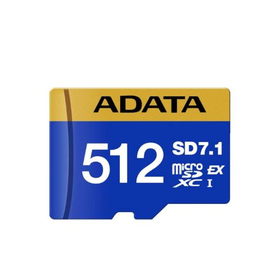 Obrázek ADATA MicroSDXC karta 512GB Premier Extreme SD7.1, U3, C10, V30 (R: 800/ W: 700 MB/ s)