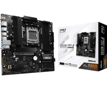 Obrázek ASRock MB Sc AM5 B850M PRO- A, AMD B850, 4xDDR5, 1xDP, 1xHDMI, mATX