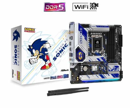 Obrázek BAZAR - ASRock MB Sc LGA1700 B760M PG SONIC WIFI, Intel B760, 4xDDR5, 1xDP, 1xHDMI, WI-FI, mATX - Po opravě (Bez příšluš